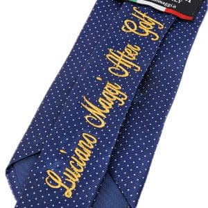 Cravatta Blu Navy a spillo