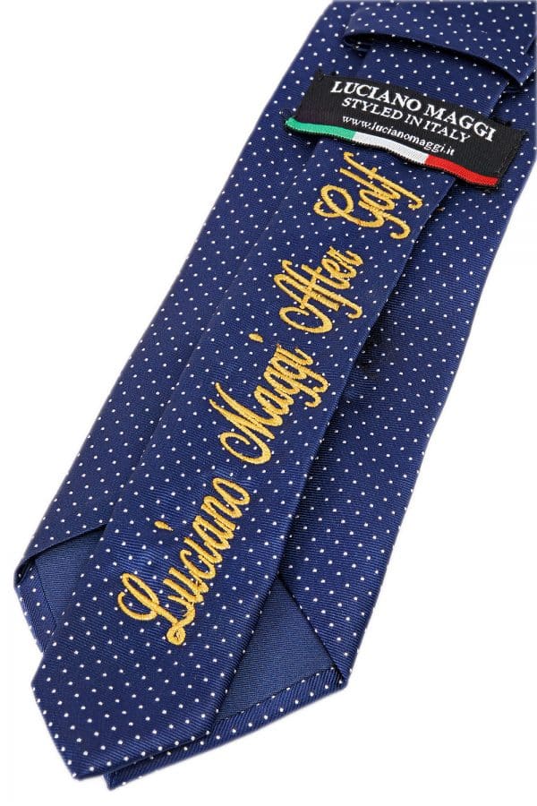 Cravatta Blu Navy a spillo