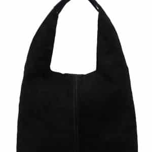 Black velvet Hobo Bag