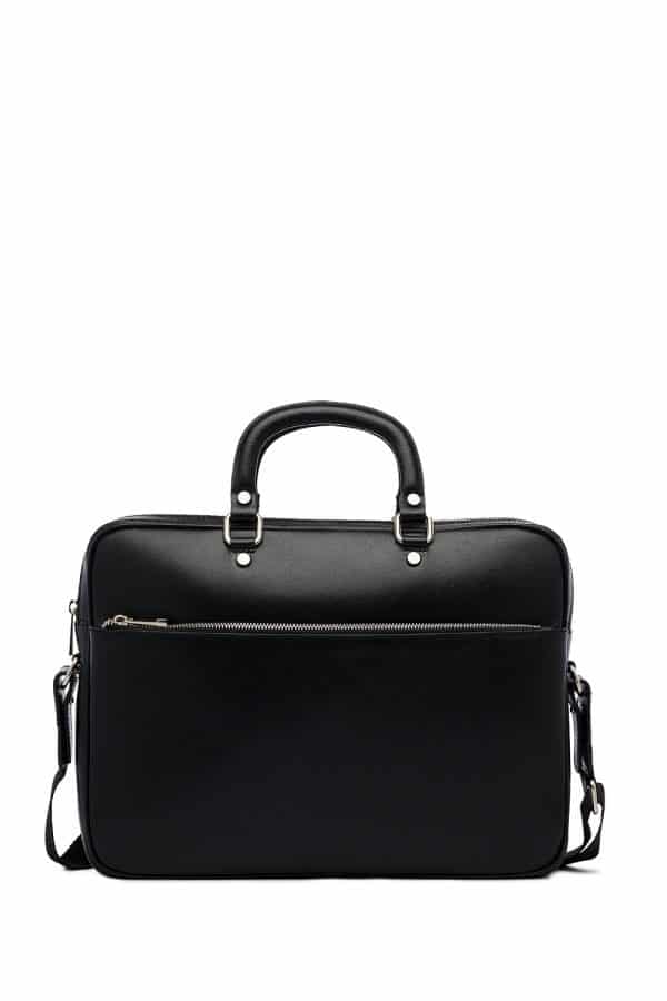Elegant black laptop bag